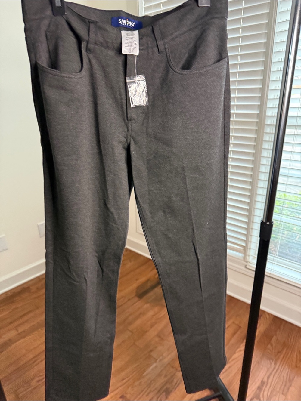 Swing Men's charcoal Dress Pants Sz 34x32